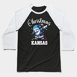 Christmas In Kansas Baseball T-Shirt